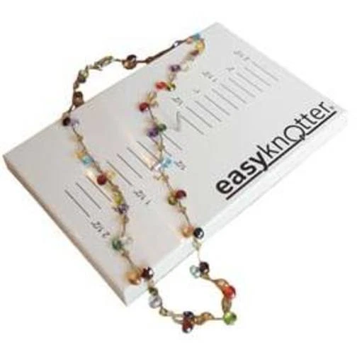 Herramienta de anudos y perlas The Beadsmith Easy Knotter 6""x4"" x.5"" para nudos pares