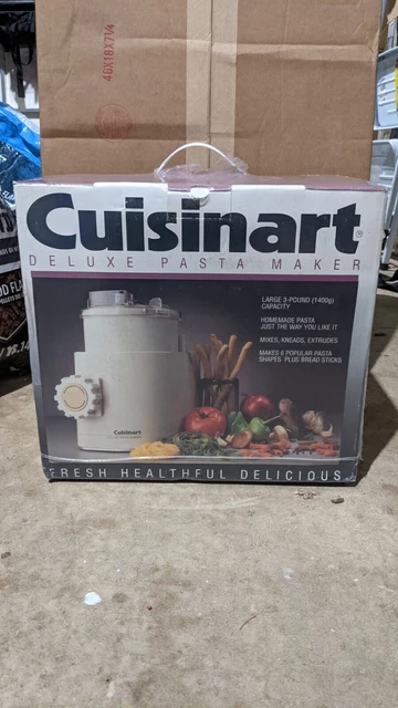 Cuisinart Deluxe Pasta Maker Brand New Model Dpm-3 Cuisinart Deluxe Pasta Maker Brand New Model Dpm-3