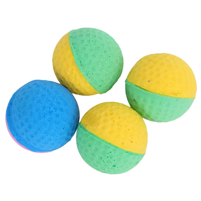 4 PCS BALL Toys for Cat Cats Balls Foam Soccer Football Bite £3.99 PicClick UK