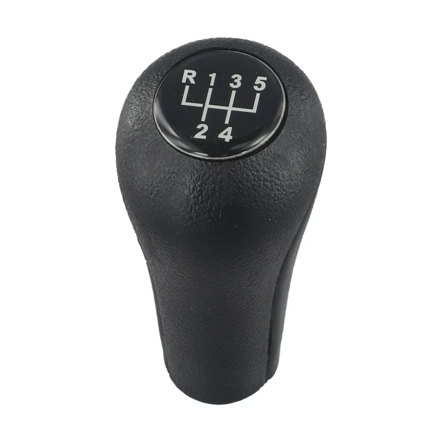 Capuchon Bouton Levier De Vitesses 5 Vitesses - Pommeau Cuir PU Pour Fiesta Focus