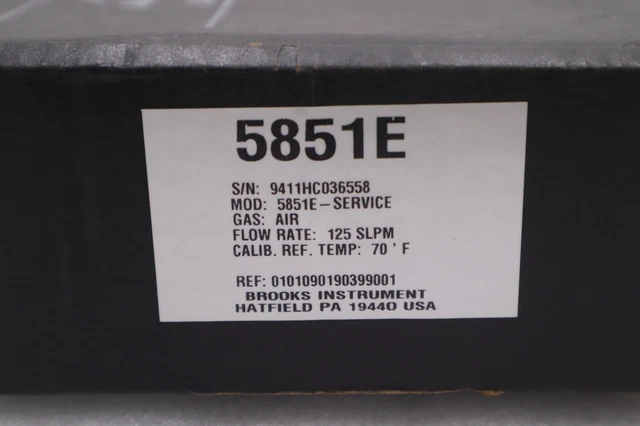 NEW OPEN BOX Brooks 5851E Mass Flow Controller Coastal Instruments STOCK B-689