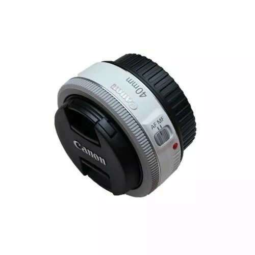[Canon] EF 40mm f/2.8 STM Pancake Lens (Bulk Package) - White
