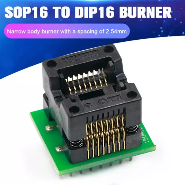 1pcs SOP16 To Dip16 SOP16 IC Socket Programmer Adapter Test 2024 SOP16 S6T8