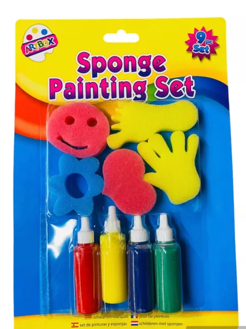 Kids Paint Brushes Sponge Painting Brush Finger Paints Set for Children  Toddlers