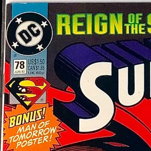 DC Comics Reign of the Supermen SUPER 78  Doomsday for Doomsday  June 1993