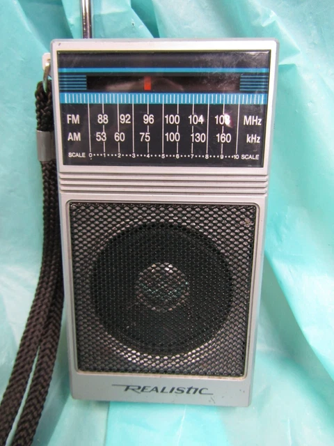 REALISTIC TRANSISTOR AM / FM Radio, 12-718 $18.99 - PicClick