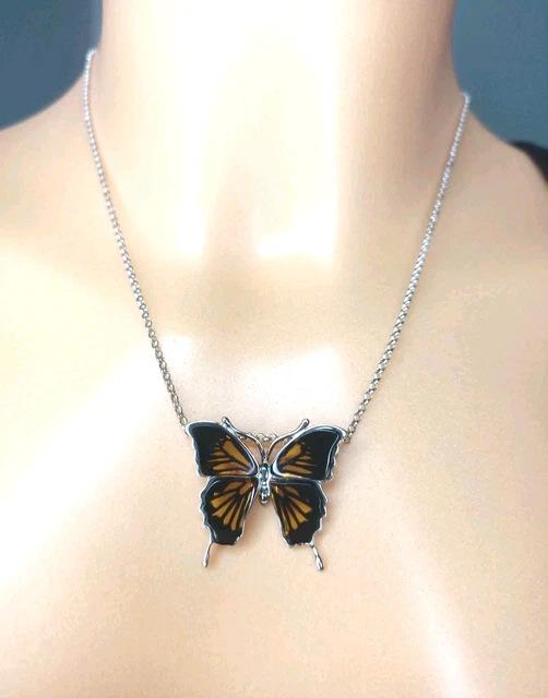 Collier Argent Massif 925 Tête De Bélier - Bijou Vintage Sterling Silver