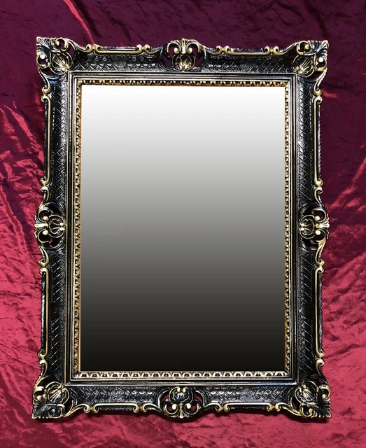 Cadre Photo Cadre Baroque Rokoko Antique 96x57 or Noir Cadre
