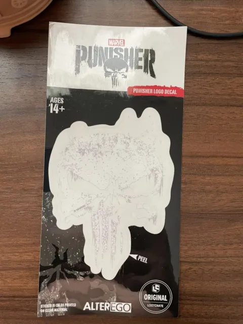 Marvel Punisher Logo Decal - Loot Crate Exclusive - Alter Ego