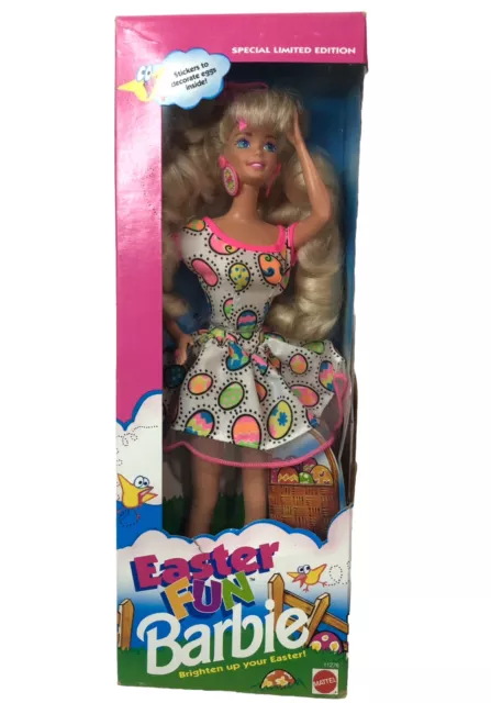 Mattel Easter Fun Barbie Doll #11276 NRFB Limited Edition New Vintage 1993