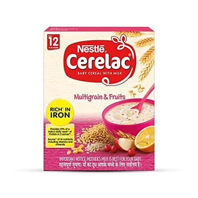 Nestlé CERELAC Bambino Cereali Con Latte,Multicereali & Frutta 12 Mese 300g