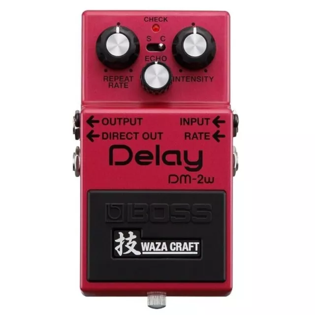 Boss Delay DM-2w WAZA CRAFT Effect Pedal New and with Original Box From Japan