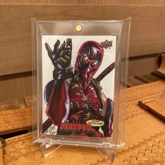 Upper Deck Marvel Deadpool autograph Sketch Card by Mick & Matt Upper Deck Marvel Deadpool autograph Sketch Card by Mick & Matt