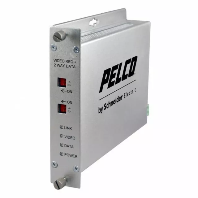 Pelco FTV10D1M1ST 1Channel Video Bi-Direct RX ST Connector, Multi-Mode Reciever