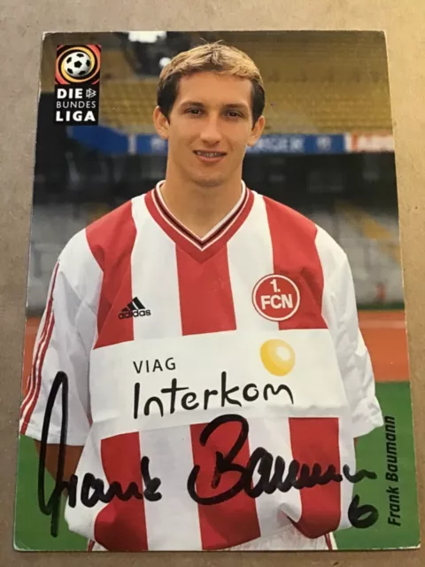 Frank Baumann, Germany 🇩🇪 1.FC Nürnberg 1998/99 hand signed