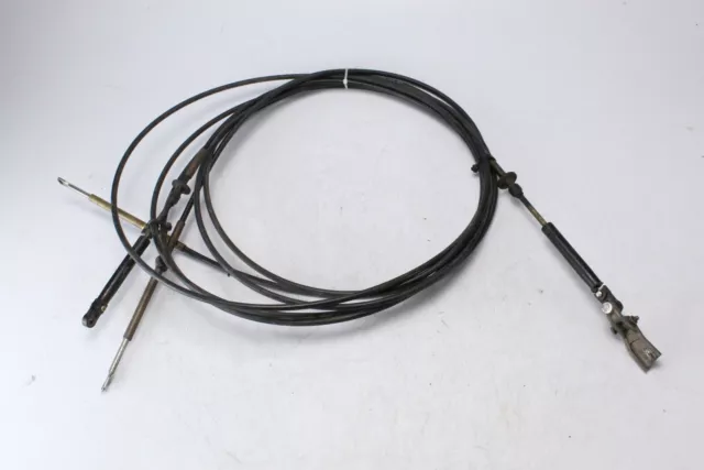 OEM 239-2-H OMC Johnson Evinrude Control Cable 12' Set of 2 FRESHWATER