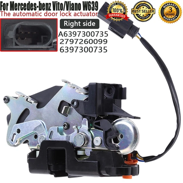 Genuine Mercedes W639 Vito Front Left Door Lock Actuator Mechanism A6397201835 – Used