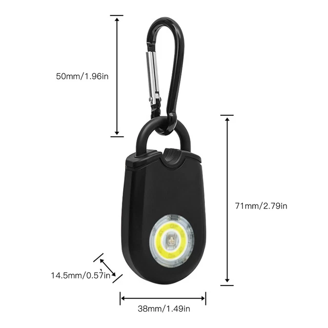 Allarme sicurezza persona portachiavi suono autoprotezione portatile sicurezza GF0