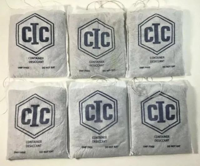 7 LBS Container & Cargo Dry Silica Desiccant 6 Pack