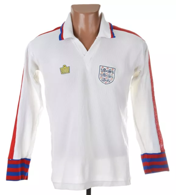 England 1977/1980 Home Football Shirt Jersey Admiral Size S Adult