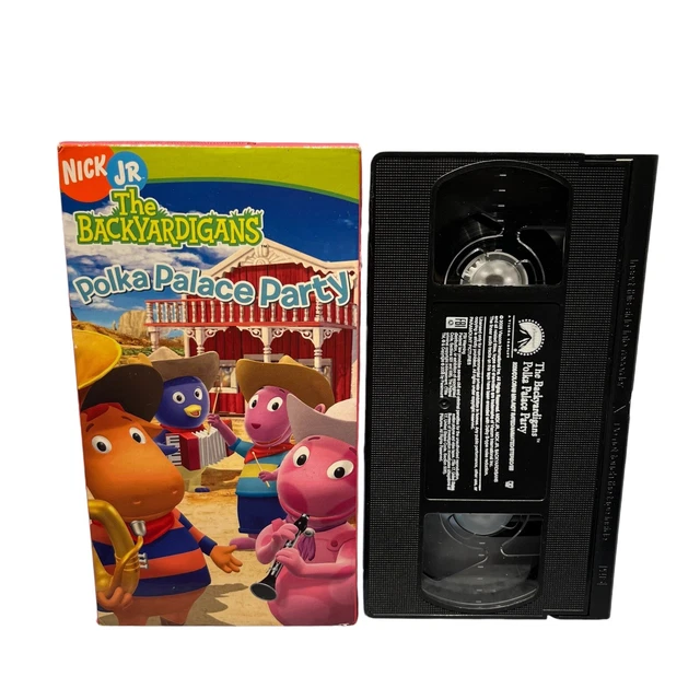 THE BACKYARDIGANS POLKA Palace Party VHS Tape 2006 Nick Jr. Nickelodeon ...