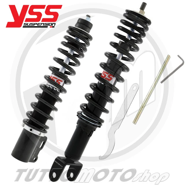 Ammortizzatori Regolabili Yss Vespa Px 125-150-200 E / Arcobaleno Kit Ant+ Post
