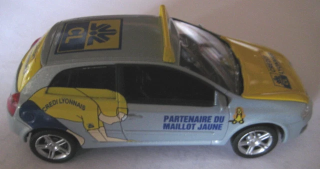 Norev 1/43 Fiat Stilo Maillot Jaune Crédit Lyonnais – Tour De France 2002 (Miniature Collection)