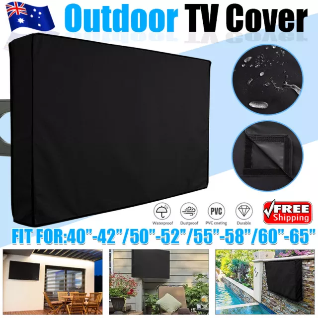 40-65 Inch Dustproof Waterproof TV Cover Outdoor Patio Flat Television Protector