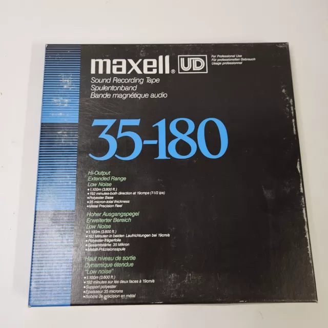 Tape Maxell UD 35-180 (N) Metal Reel 10"1/2 - Tape 1/4 in