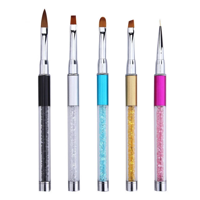 Nail Art Design Pinsel Bemalen UV Gel Zeichnung Linie Dotting Bling Stift C8
