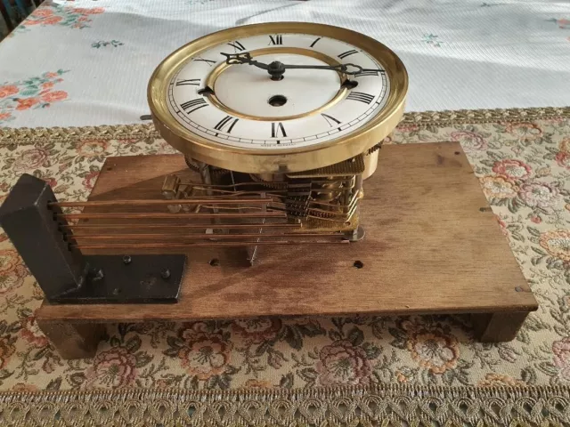 Vtg. MINT Franz Hermle Wall Clock Movement, Westminster Chime 341-020 45cm.