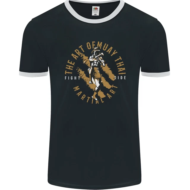 The Art of Muay Thai MMA Mixed Martial Arts Mens Ringer T-Shirt FotL