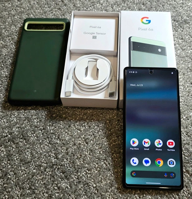 GOOGLE PIXEL 6A 5G 128GB Factory Unlocked Smartphone Sage