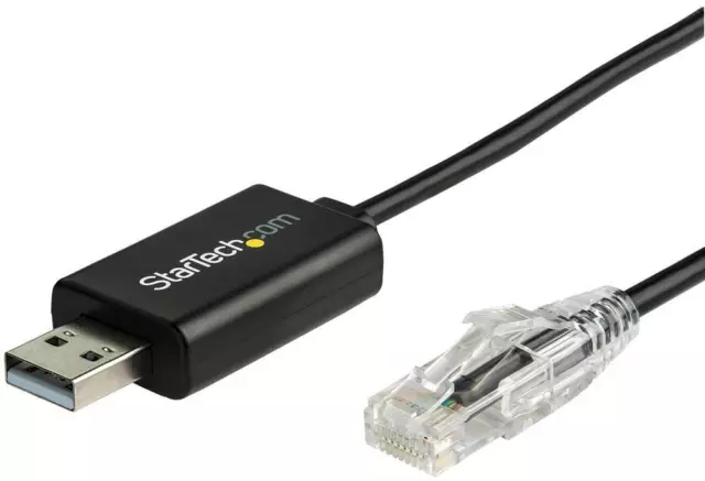 STARTECH - Cisco USB to RJ45 Console Rollover Cable