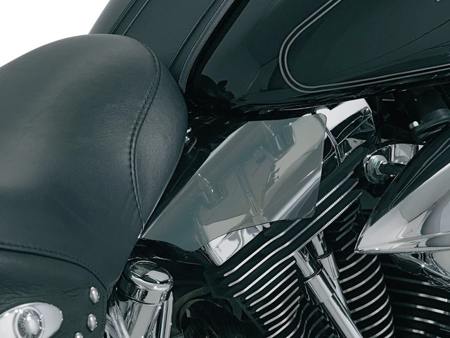 Kuryakyn Airmaster Smoke Saddle Shield to Re-Direct Heat 5788