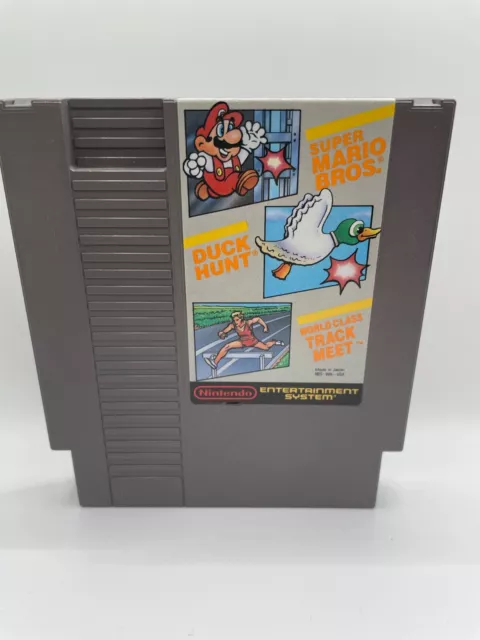 SUPER MARIO BROS Duck Hunt Track and Field Used Nintendo Game