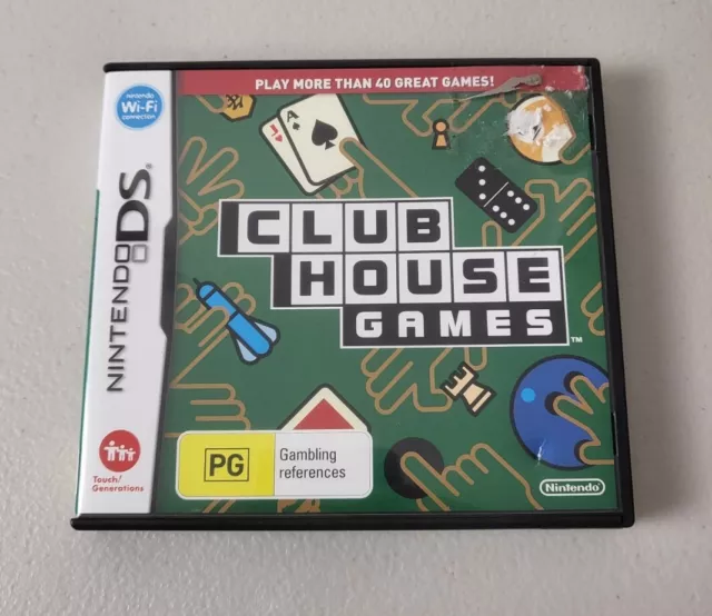 Nintendo DS Clubhouse Games Japanese Board Game Daredemo Asobi Taizen Box