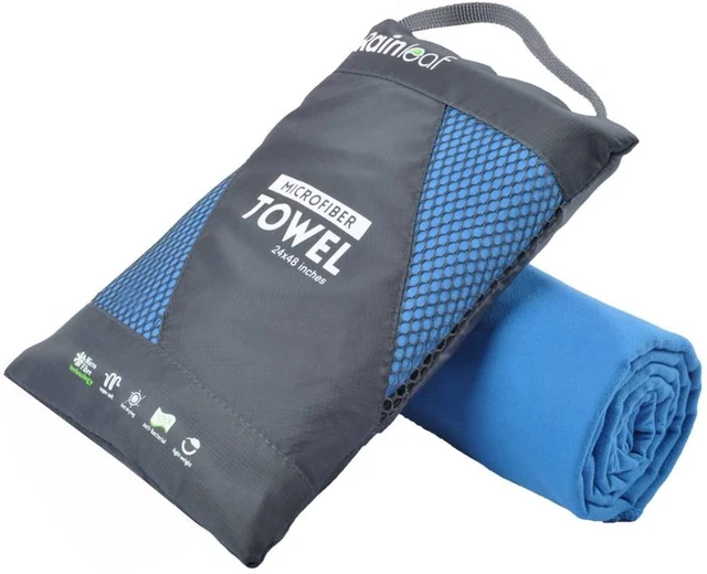 Microfiber Towel Perfect Travel & Sports &Beach Towel. Fast Drying - S