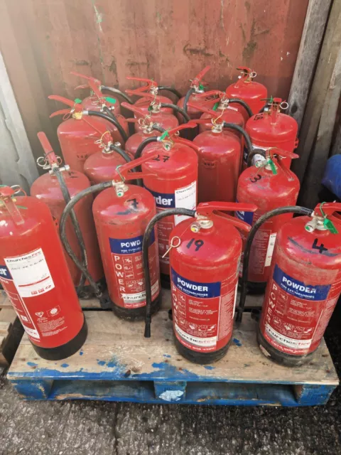 9KG DRY POWDER FIRE EXTINGUISHER Fully Serviced by churchesfire