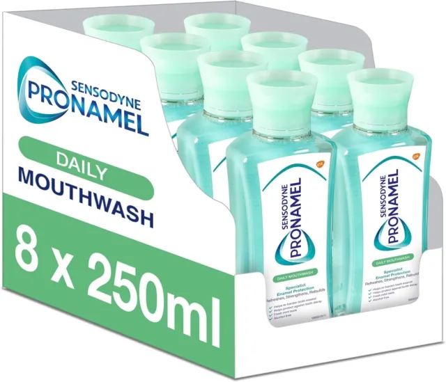 Sensodyne Pronamel Mundwasser - 250 ml, 8er Pack