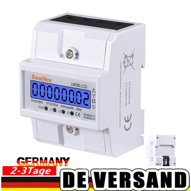 Contatore Corrente Digitale LCD 220V - 2 Pezzi Per Misurazione Energia Domestica - Foto 11