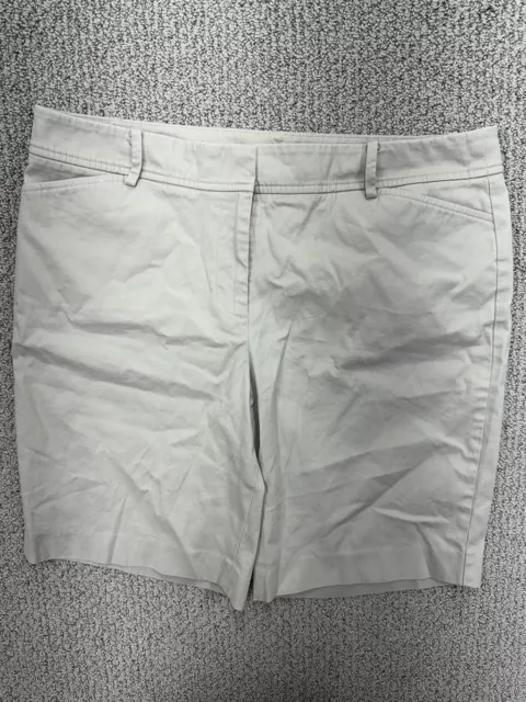 talbots perfect shorts size 12 khaki