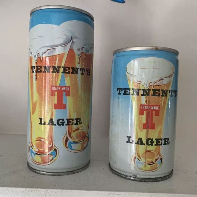 TENNENTS GIRLS - Susan On Parade 2 Cans 440 ml/333ml Beer Cans Vtg 2