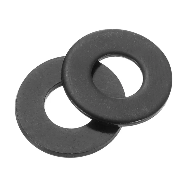 Uxcell - Lot De 10 Rondelles Biseautées Angle 37° - 3/8 Pouces - Noir
