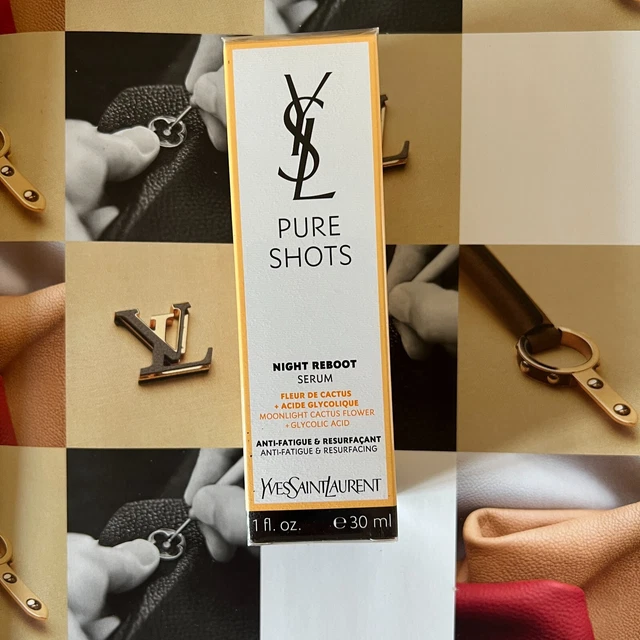 BNIB YSL PURE SHOTS Night Reboot Serum 30ml Yves Saint Laurent