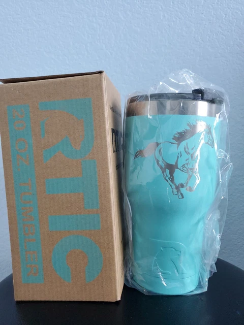 RTIC - 20 oz Tumbler - Saddle Bronc (Teal)