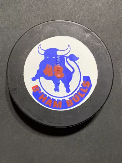 Birmingham Bulls Wha Game Puck Biltrite Made In Canada Large Logo