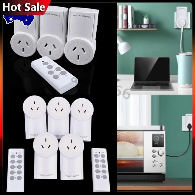 Wireless remote control discount electrical outlet switch
