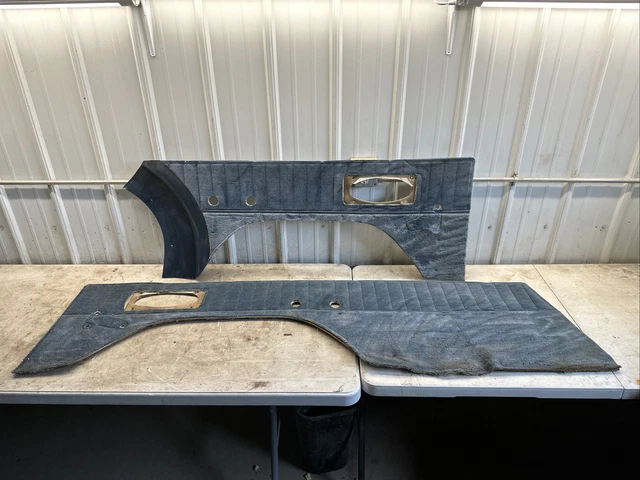 1973-1991 Chevrolet GMC Suburban LH & RH Back Rear Cargo Lower Carpet Set OEM