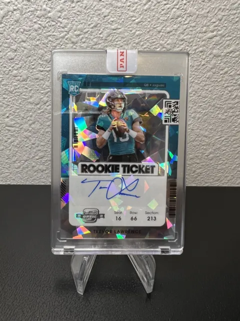 2021 Panini Contenders Optic Trevor Lawrence Rookie Ticket RPS Auto CRACKED ICE